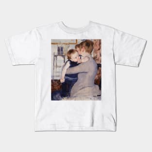 Mother and Child by Mary Cassatt Kids T-Shirt